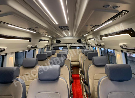 20 seater 2x1 maharaja seats luxury tempo traveller hire delhi