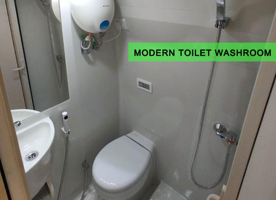 rent luxury caravan with toilet washroom in delhi